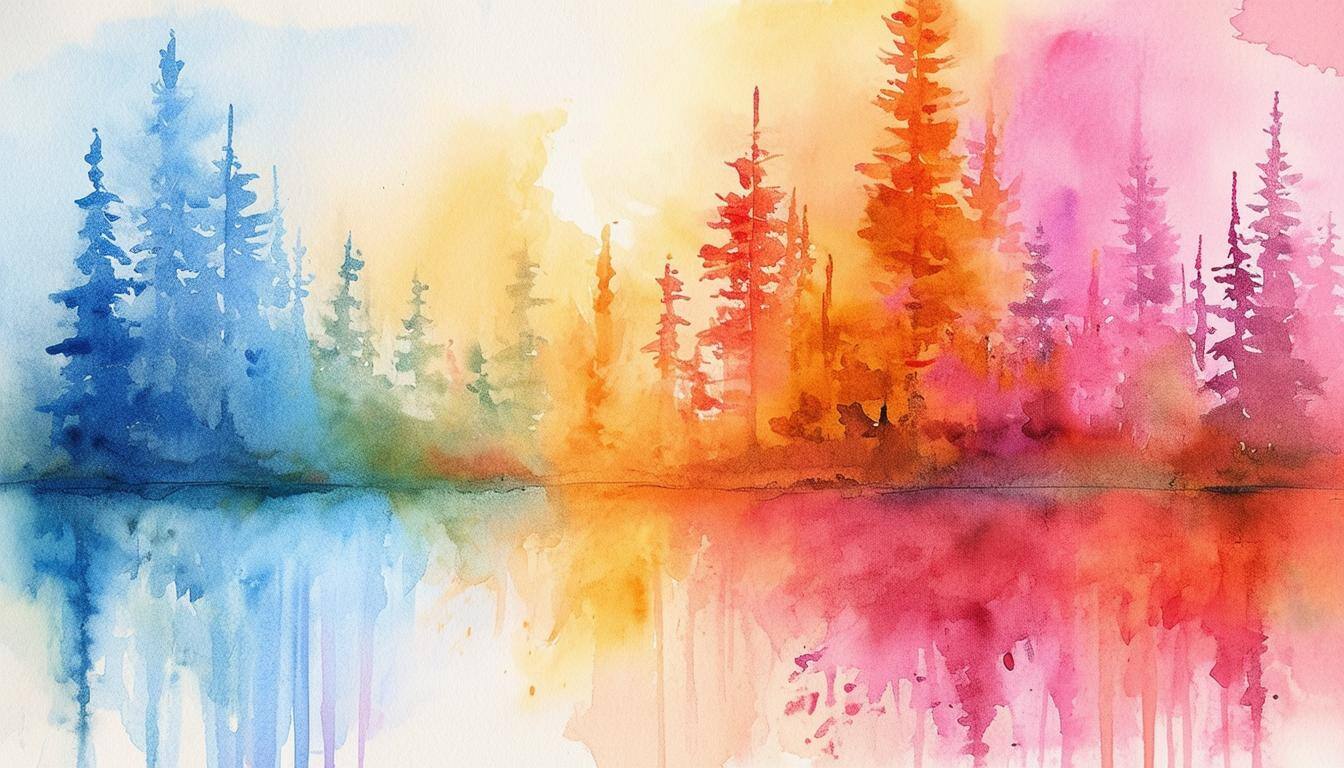 Watercolour painting