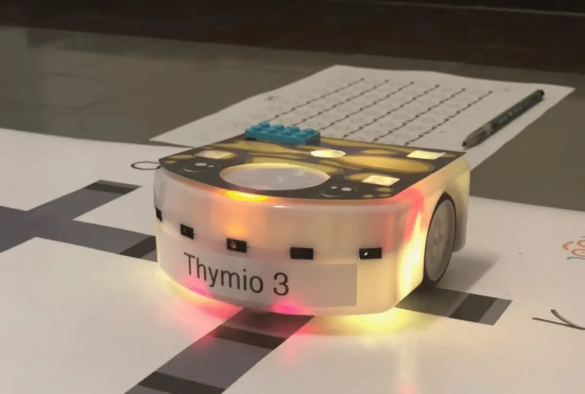 Thymio Robot- Developed through EPFL by Mobsya.